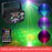 YSH-042 USB Mini Laser 8 Hole 240 Pattern Starry Sky Projection Decorative Light Remote Sound Control Rotating Party Laser Atmosphere Lamp - 2