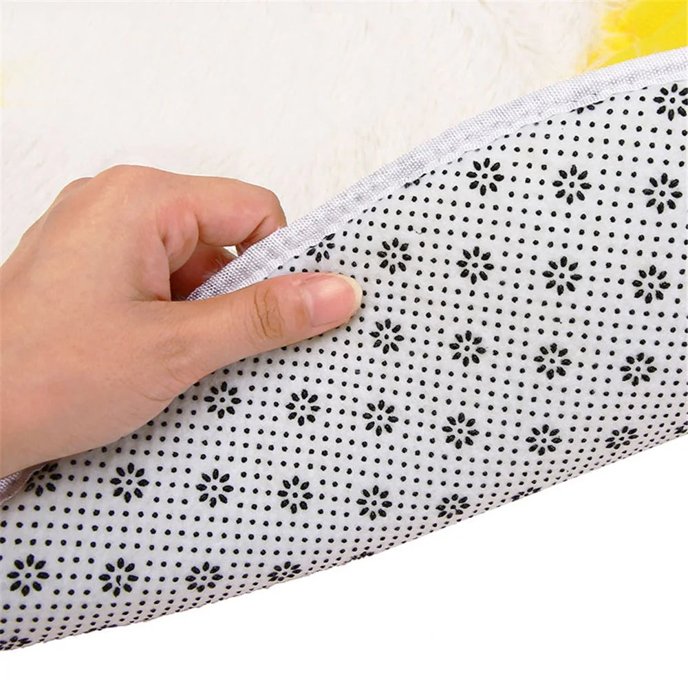 TG-PB0101 Funny Fried Egg Design Soft Plush Pet Mat Warm Dog Cat Rest Sleeping Pad Pet Gift - 3