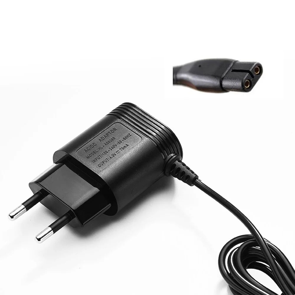 A00390 4.3V 70mA Worldwide AC Input Electric Shaver Razor Charger for S300/S511/S520/S1010/S1000/YQ308 - EU Plug - 5