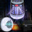 W881 LED Electric Shock Mosquito Killer Lamp Life Waterproof Night Light with Bluetooth Speaker for Home - Brown - 3