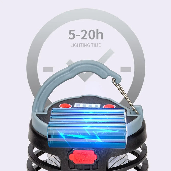 W881 LED Electric Shock Mosquito Killer Lamp Life Waterproof Night Light with Bluetooth Speaker for Home - Brown - 7