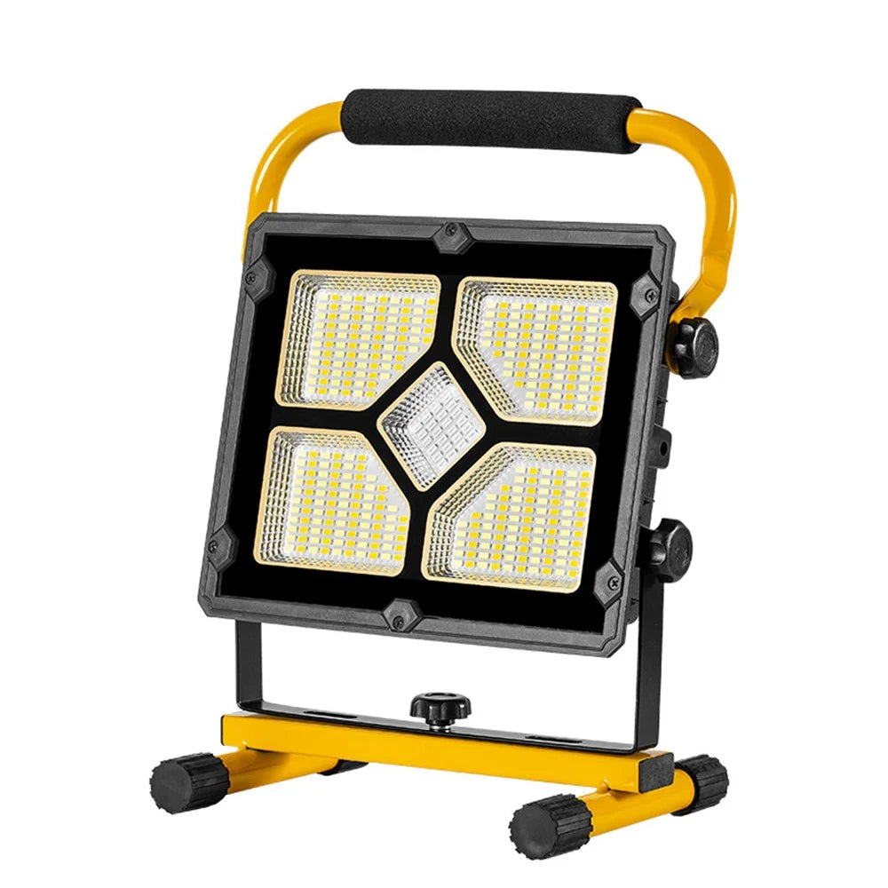 W877-1 Multifunctional 3600mAh Solar LED Light High Power Solar Light Power Bank Portable Searchlight Waterproof Emergency Light Support 360-Degree Rotating 180-Degree Adjustable - 1