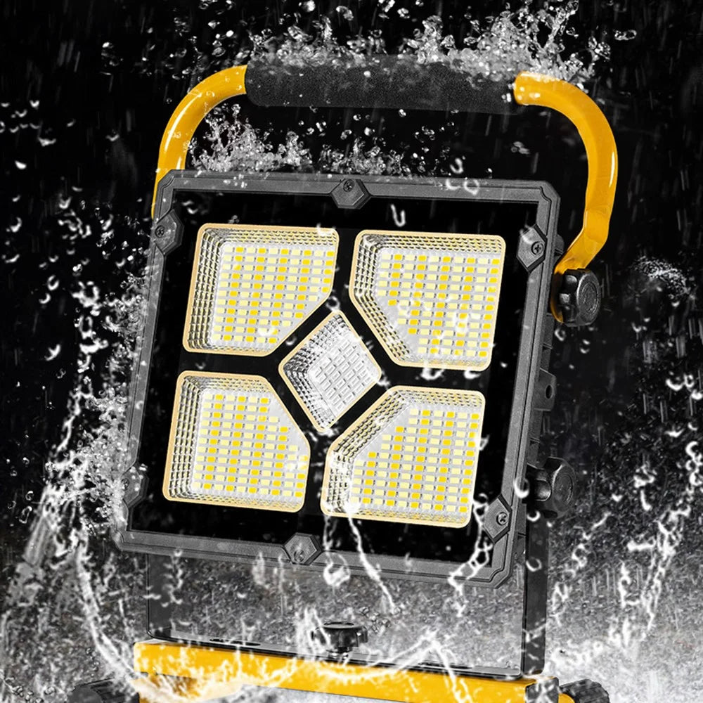 W877-1 Multifunctional 3600mAh Solar LED Light High Power Solar Light Power Bank Portable Searchlight Waterproof Emergency Light Support 360-Degree Rotating 180-Degree Adjustable - 5