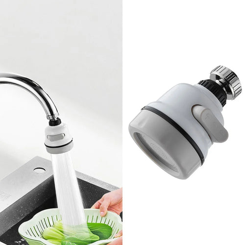 Faucet Booster Shower Anti-splash Sprinkler Kitchen Tap Water-saving Adjustment Filter - White - 1