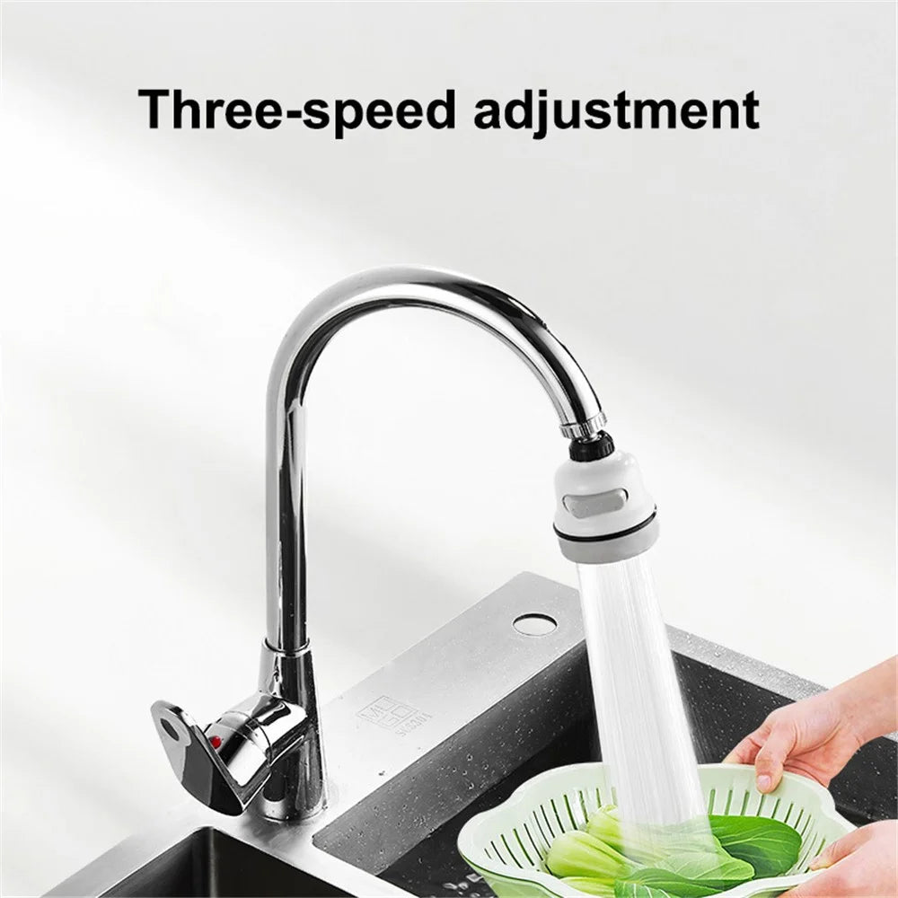 Faucet Booster Shower Anti-splash Sprinkler Kitchen Tap Water-saving Adjustment Filter - White - 5