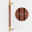 T2933 Dual-hole Screw Installation Cabinet Pulls Brass+Aluminum Alloy Kitchen Drawer Pulls Handles (96mm Hole Distance, 124mm Length) - 6