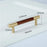 T2933 Dual-hole Screw Installation Cabinet Pulls Brass+Aluminum Alloy Kitchen Drawer Pulls Handles (96mm Hole Distance, 124mm Length) - 7