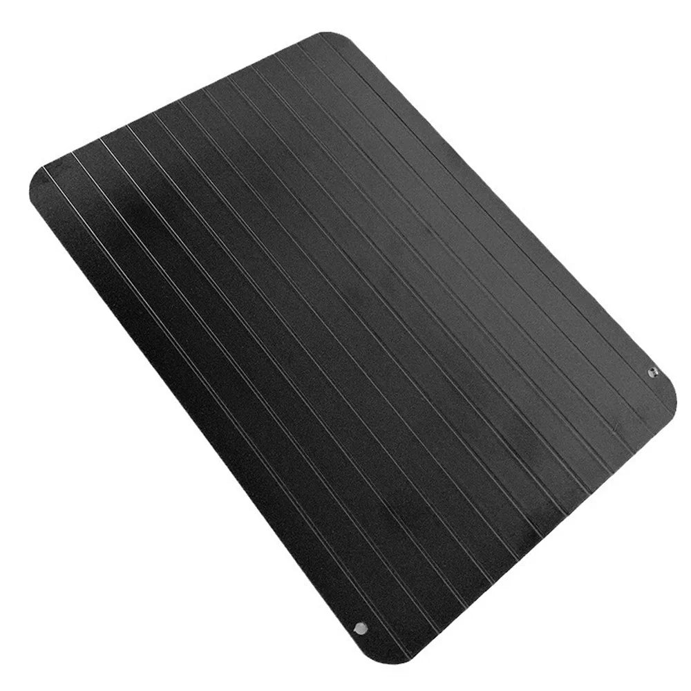 Frozen Food Meat Quick Defrosting Plate Aluminum Fast Defrost Tray, Size M: 29.5*20.8*0.2cm (No FDA Certificate) - 2
