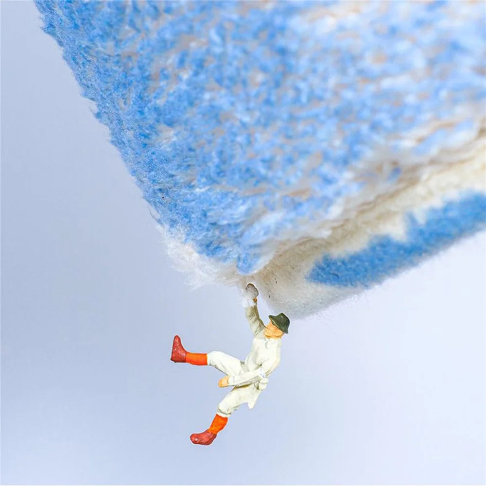40*60cm Bathroom Door Mat Non-slip Furry Floor Carpet Absorbent Bath Mat - Happy Rainbow - 4