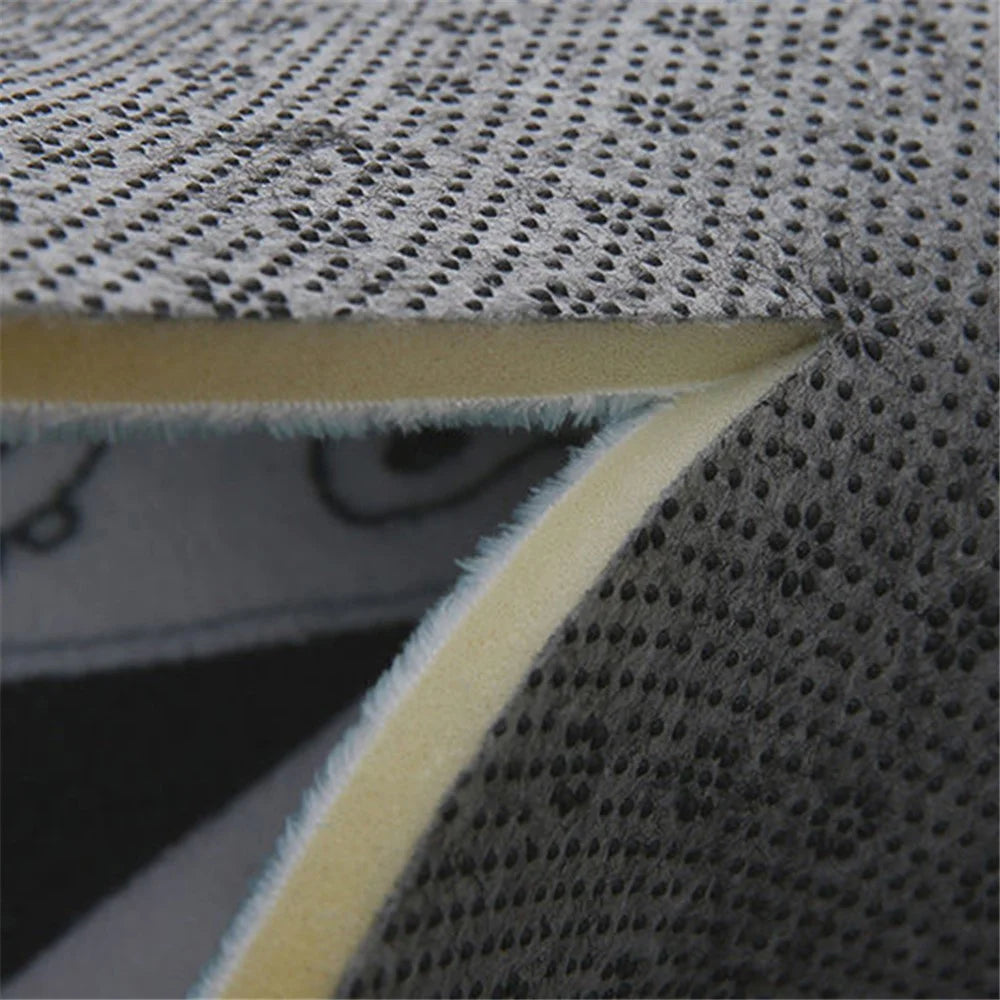 40x60cm Square Entrance Door Mat Non-Slip Water Absorbent Bathroom Mat Carpet - Bear - 7
