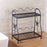 001- ZJ-SS2 Butterfly Design Bathroom Storage Rack Double Layer Metal Shelf - 3