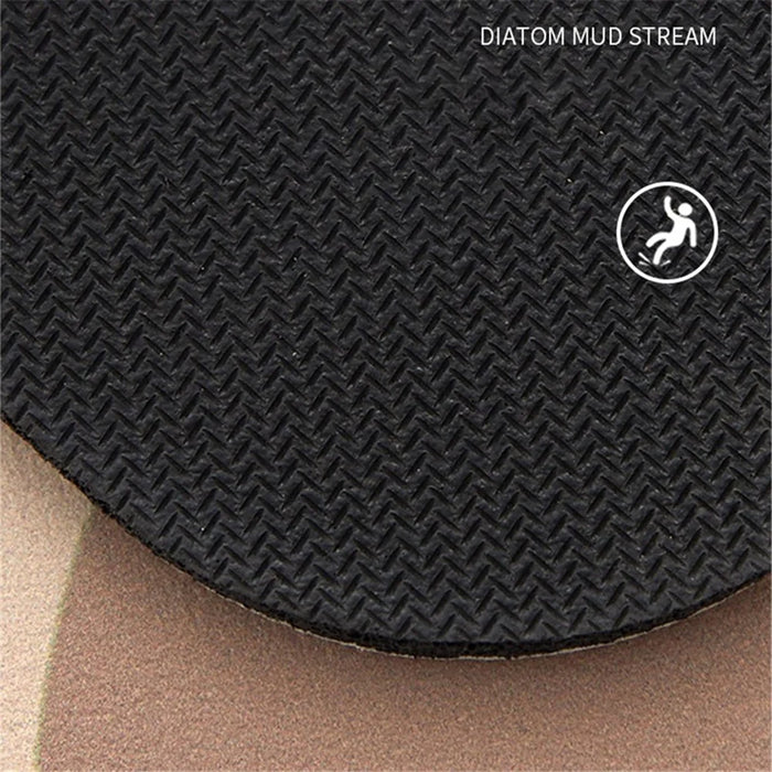 Y-0201-01 40X60cm Quick Drying Diatomud Bath Mat Non-Slip Bathroom Rug Foot Pad - Style A - 5