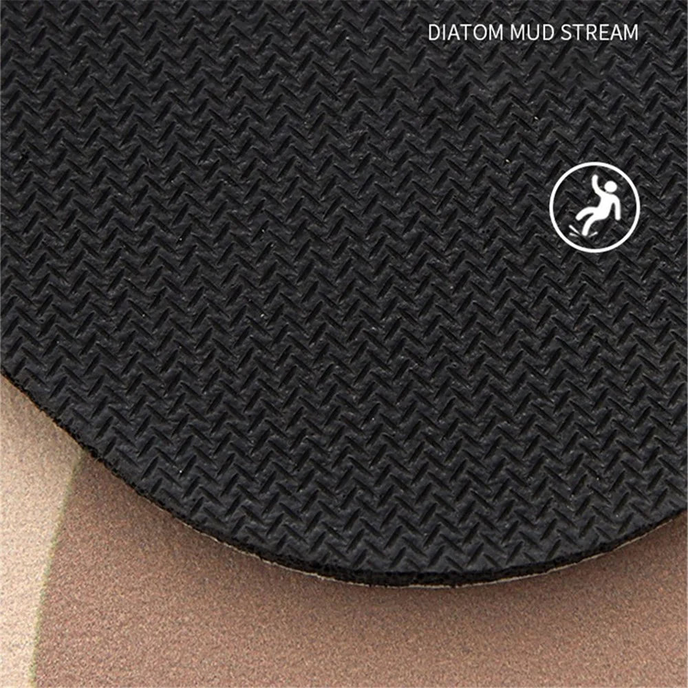 Y-0201-01 60x90cm Diatom Ooze Bath Mat Non-Slip Quick Drying Bathroom Rug Foot Pad - Style A - 5