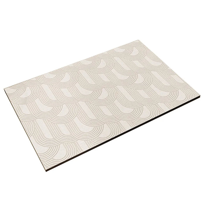 Y-0201-01 80X120cm Absorbent Diatomud Bath Mat Quick Drying Bathroom Rug Non-Slip Foot Pad - Style A - 1