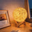 Ball Style Sepak Takraw Night Light USB Charging Desk Table Lamp - Yellow - 1