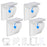 4Pcs Magnetic Cupboard Lock with Key Child Safety Lock for Kitchen Cabinets and Drawers - 1