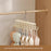 20 Hooks Rotating Clothes Hanger Rack Multi-functional Underwear Organizer Belt Scarf Storage Hook - Cream Apricot - 2