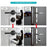 LVD11 Adjustable Smart Door Lock Cylinder APP Control Fingerprint Digital Password Security Entry Mechanical Key - Black - 3