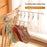 Stainless Steel Foldable Clothes Hanger Portable Travel Laundry Rack with 5 Clips for Hotel Dorm - 3