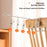Stainless Steel Foldable Clothes Hanger Portable Travel Laundry Rack with 5 Clips for Hotel Dorm - 5
