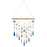 Shell Wall Hanging Tapestry Ocean Beach Boho Decor with Starfish Tassel for Bedroom Living Room - Blue - 2