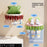 DD1511-1 24-Clip Sock Drying Rack Suction Cup Wall Mount Foldable Laundry Hanger - Cream White - 3