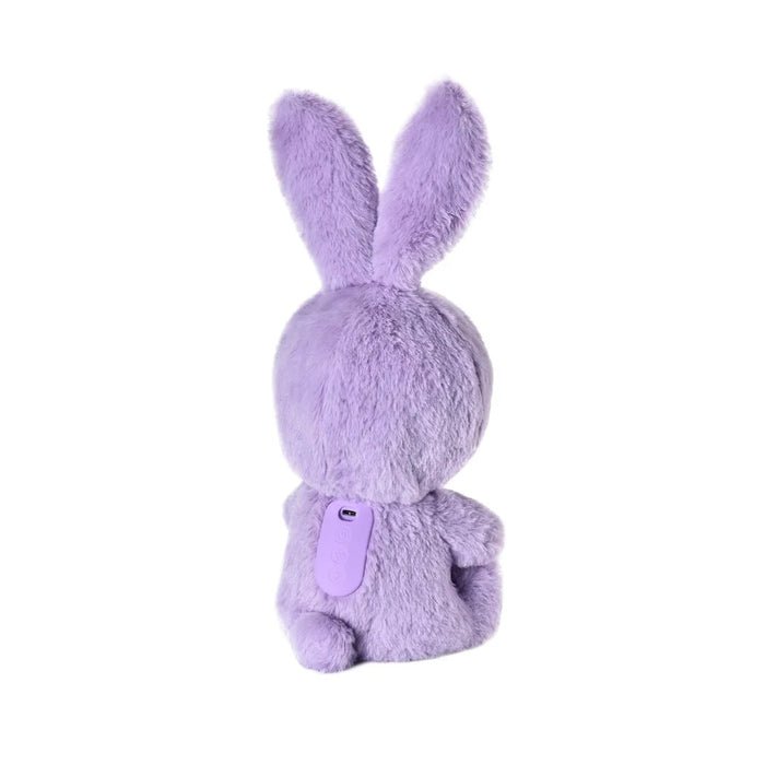 Cute Cartoon Plush Toy Night Light Bluetooth-compatible Speaker Children Girlfriend Gift - Rabbit - 3