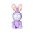 Cute Cartoon Plush Toy Night Light Bluetooth-compatible Speaker Children Girlfriend Gift - Rabbit - 4