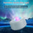 K-1090 Northern Lights Projection Lamp USB Moon Light LED RGB Laser Night Light with 7 Brightness Level Adjustable (Laser Version) - Black - 4