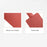2Pcs Foldable Cutting Board PP Shovel Shape Non-slip Chopping Board (BPA Free, No FDA) - White - 2
