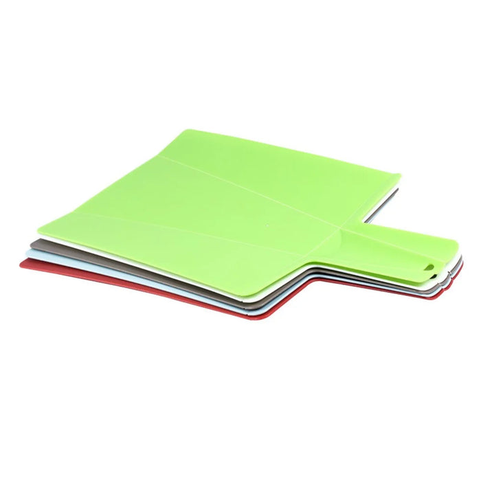 2Pcs Foldable Cutting Board PP Shovel Shape Non-slip Chopping Board (BPA Free, No FDA) - White - 3