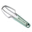 3-in-1 Watermelon Fork Slicer Cutter Stainless Steel Fruit Scooper Tool for Camping Kitchen Gadgets - Green - 1