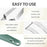 3-in-1 Watermelon Fork Slicer Cutter Stainless Steel Fruit Scooper Tool for Camping Kitchen Gadgets - Green - 5