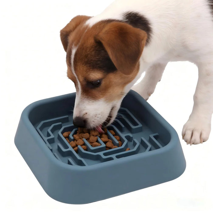 Silicone Slow Feeder Pet Bowl with Suction Cups Anti-Slip Anti-Choke Lick Mat for Dogs and Cats (BPA Free, No FDA) - Red - 3