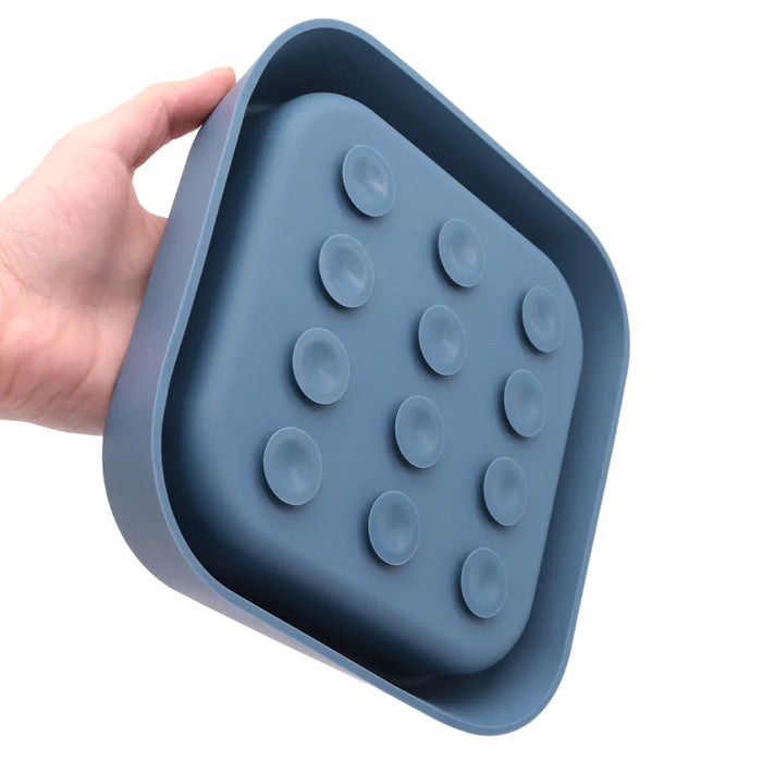 Silicone Slow Feeder Pet Bowl with Suction Cups Anti-Slip Anti-Choke Lick Mat for Dogs and Cats (BPA Free, No FDA) - Red - 6