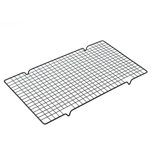 Large Size/40.5*25.5cm Square Cake Cooling Rack Carbon Steel Wire Rack for Cooking/Roasting/Grilling - 1