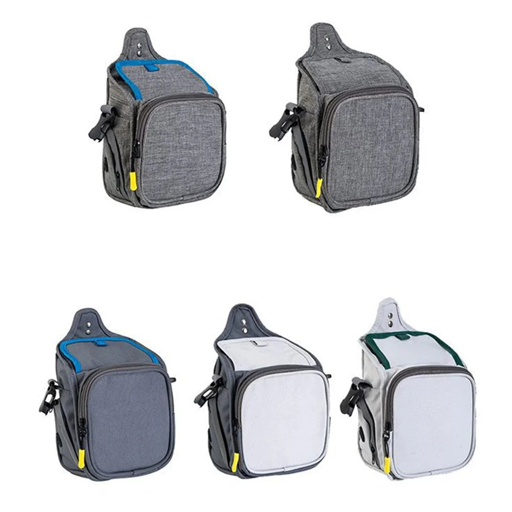 QS-096 Dog Treat Pouch Portable Pet Gift Training Bag Multifunction Shoulder Wasit Bag for Food Snack - Grey / Blue - 6