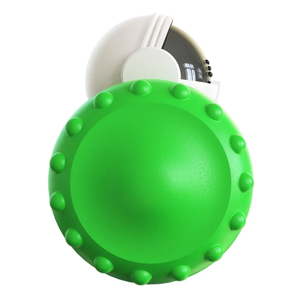 LSC-01 Food Dispensing Cat Chew Toy Gift Interactive Tumbler Dogs Moving Toys Funny Exercise Kitten Teaser Toys for Indoor Pets (With CE / CPC / FDA / ROHS, BPA-Free) - Green - 3