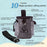 LDLC QS-001 Pet Gift Training Bag Outdoor Multifunctional Dog Snack Bag Dog Treat Pouch Training Supplies - Dark Grey - 2