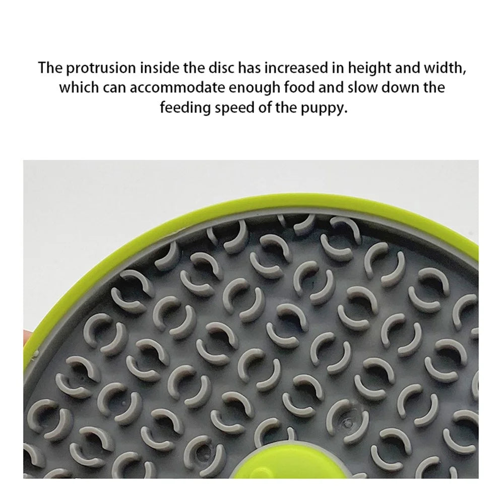 Dog Cat Food Licking Mat PP+TPR Pet Anti Choking Slow Feeder Food Pad (No FDA Certification, BPA Free) - Green - 3