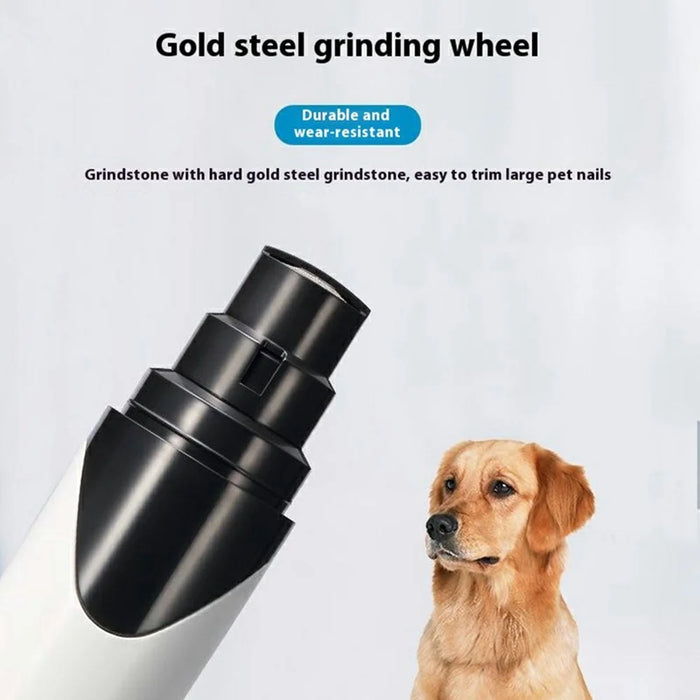 K068 Pet Gift Nail Grinder Rechargeable USB Charging Low Noise Electric Nail Trimmer Clipper - 4