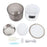 Pet Feeder 4L Automatic Food Dispenser Remote Voice Video Monitor for Cats Dogs - EU Plug / White - 7
