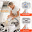 2 in 1 Pet Hair Trimmer Low Noise Adjustable Speed Grooming Vacuum Kit for Dogs Cats Gift - US Plug - 2