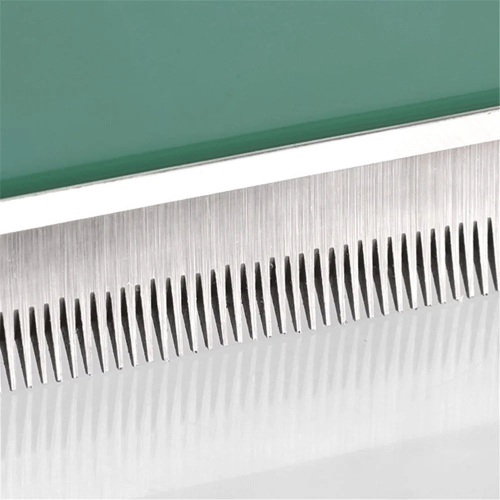 HISTOTREE 100mm Metal Blade Plastic Grooming Brush Pet Dog Cat Comb for Combing Out Knots, Removing Tangles - Pink - 2