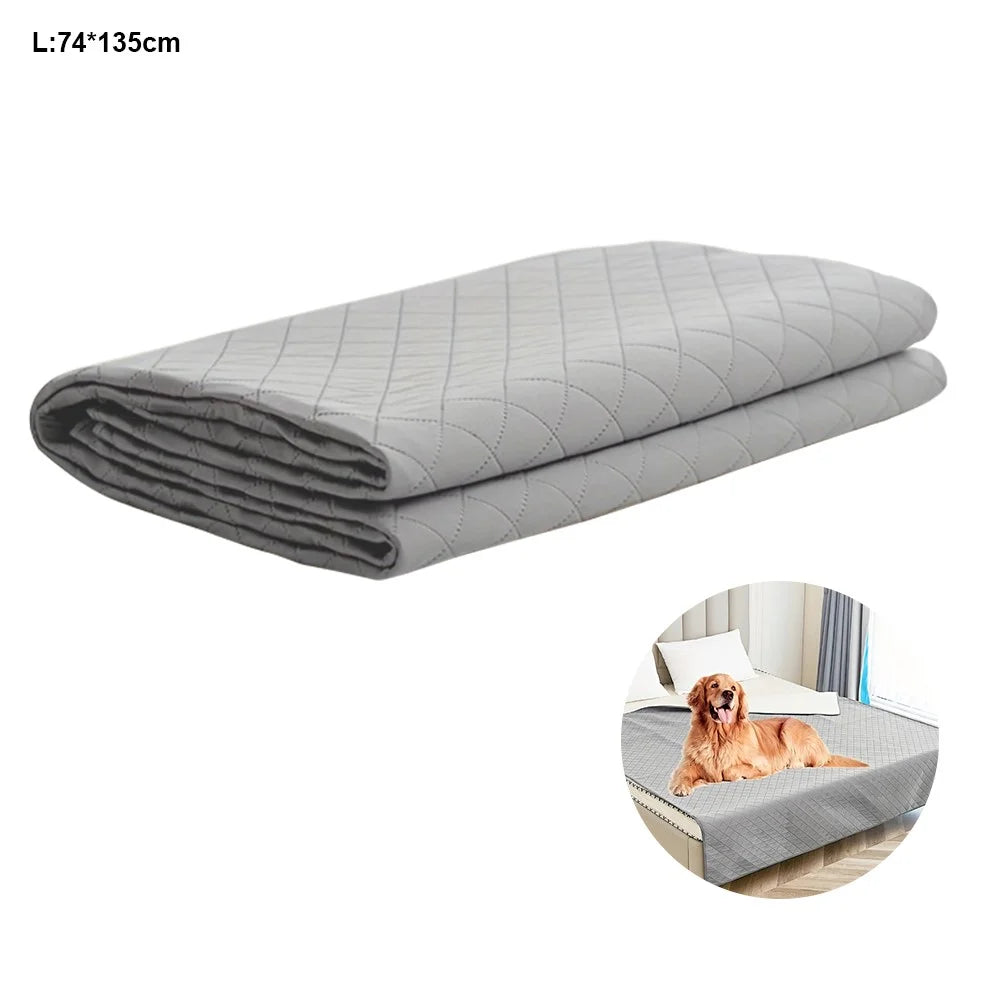 QS-104 74 x 135cm Washable Pet Gift Sofa Bed Car Mat Waterproof Urine Pad for Dogs / Cats, L Size - 1