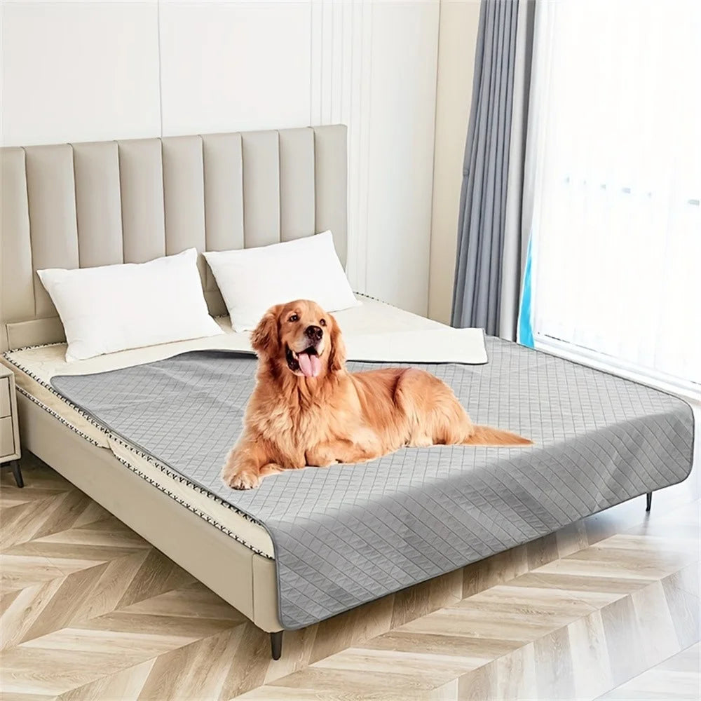 QS-104 74 x 135cm Washable Pet Gift Sofa Bed Car Mat Waterproof Urine Pad for Dogs / Cats, L Size - 5