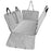 QCD-002 Car Back Seat Dog Pet Mat Support Board Waterproof Scratch Resistant Seat Cover - Grey - 1
