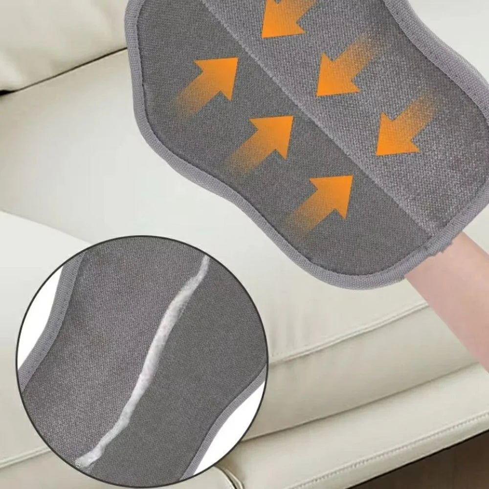 1Pc Pet Hair Remover Glove for Dogs Gift and Cats Grooming Tool Electrostatic Deshedding Brush - Grey - 4