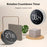 5250 Rotating Digital Kitchen Timer Magnetic Cooking Timer LED Counter Alarm Stopwatch Mechanical Electronic Timer for Baking Study Restaurant - 2