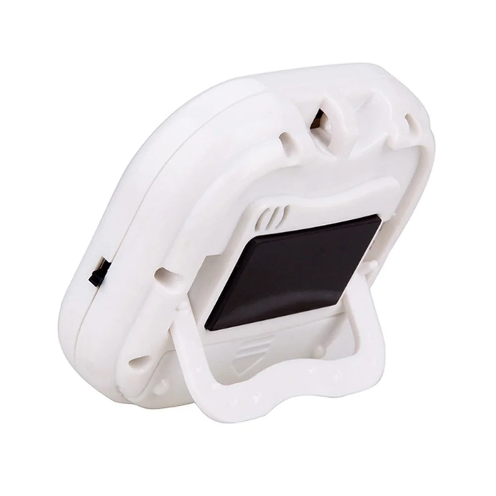Digital Kitchen Timer Magnetic LCD Alarm Stopwatch Cooking Timer with Stand for Baking Sports Games - White - 4